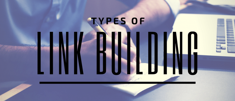 types of link building