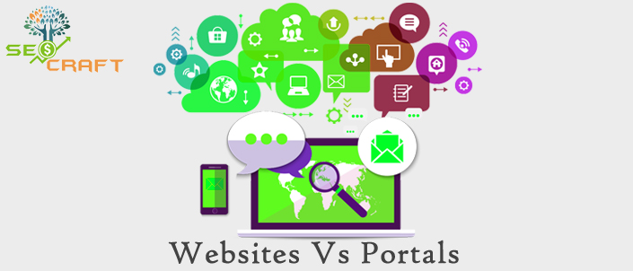 difference between website and portal